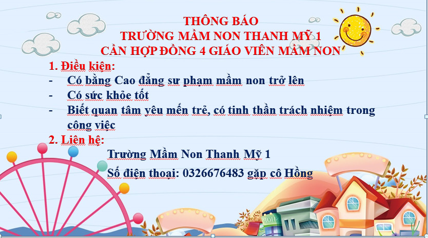 hợp đồng giáo viên