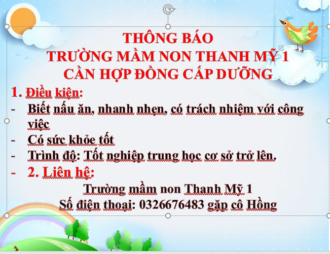 CẤP DƯỠNG